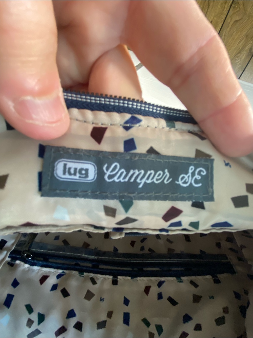 Navy Blue Lug Camper SE Crossbody Purse Bag - Picture 6 of 7